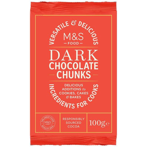 M&S Dark Chocolate Chunks 100g