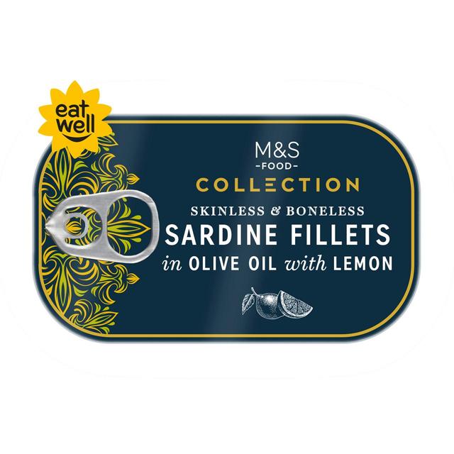 M&S Sardine Fillets with Lemon 125g