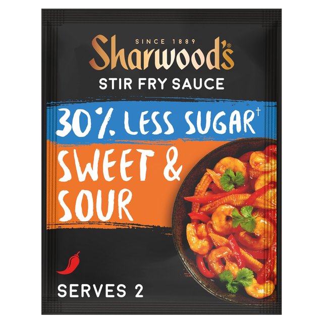 Sharwood's Sweet & Sour 30% Less Sugar Stir Fry Sachet 120g