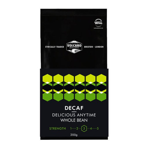 Volcano Coffee Works Decaf Delicious Anytime Coffee Beans 200g