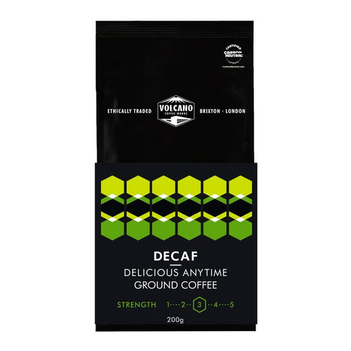 Volcano Coffee Works Decaf Delicious Anytime Ground Coffee 200g