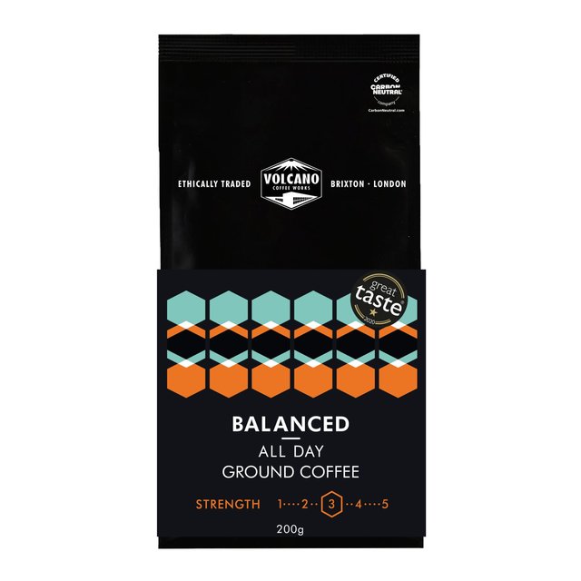 Volcano Coffee Works Balanced Brazil Ground Coffee 200g