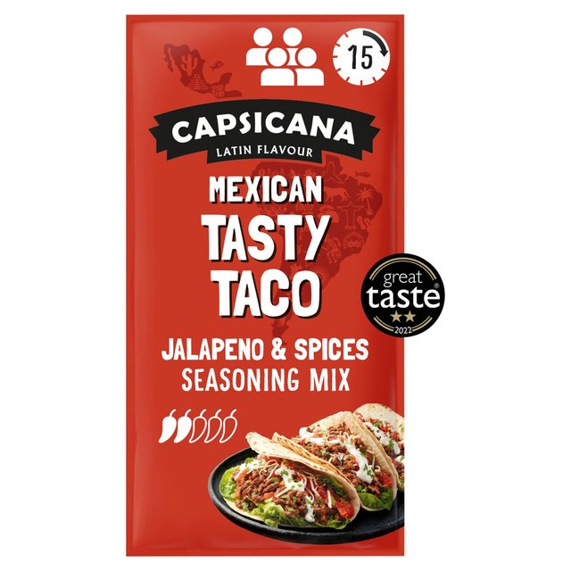 Capsicana Mexican Tasty Taco Seasoning Mix Medium/Mild 28g