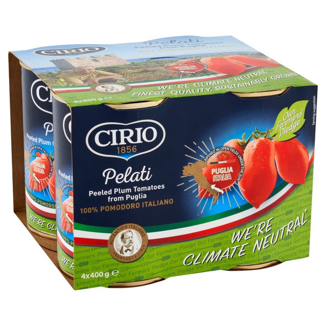 Cirio Peeled Plum Tomatoes 4 x 400g