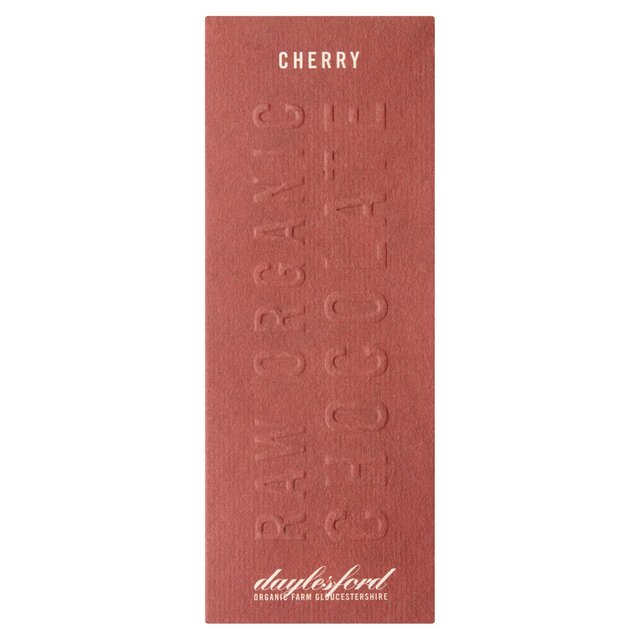 Daylesford Organic Raw Chocolate Bar - Sour Cherry 50g