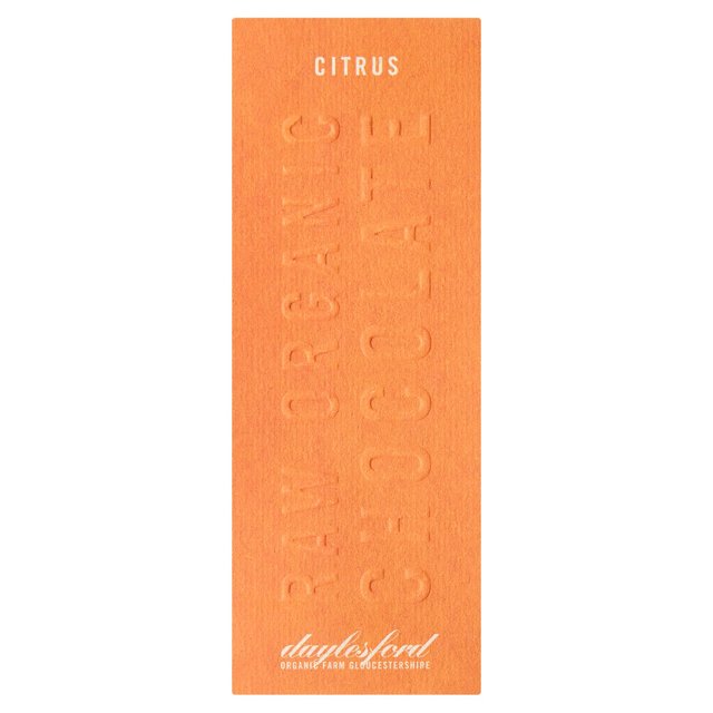 Daylesford Organic Raw Chocolate Bar - Orange & Tangerine 50g