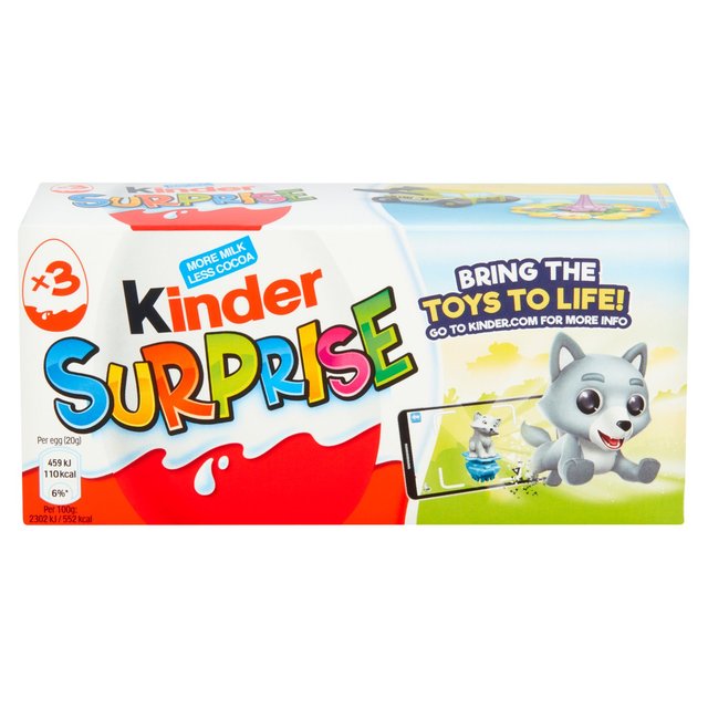 Kinder Surprise Eggs 3 per pack