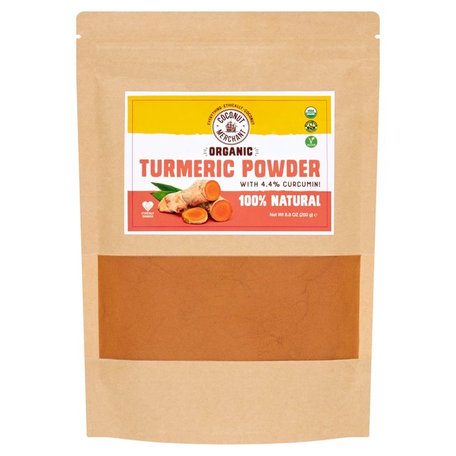 Coconut Merchant Naturals Organic Turmeric Powder 250g