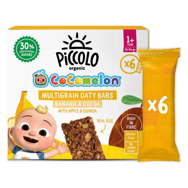 Piccolo Banana & Cocoa Organic Mighty Oaty Bars, 12 mths+ 120g