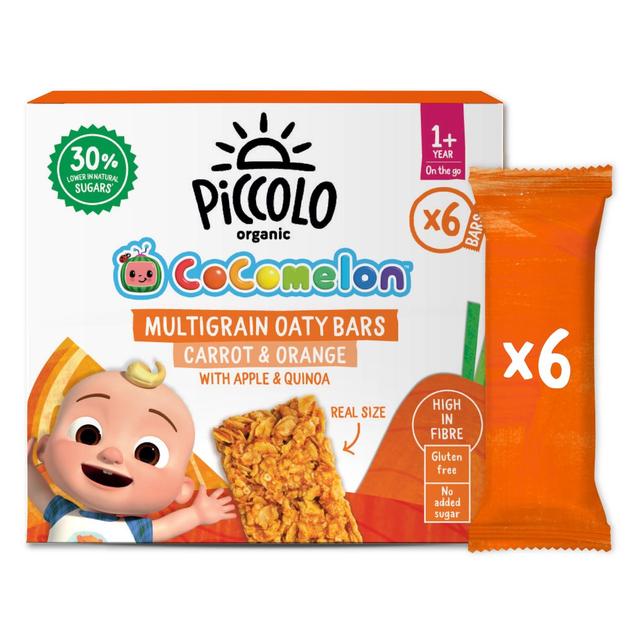 Piccolo Carrot & Orange Organic Mighty Oaty Bars, 12 mths+ 120g