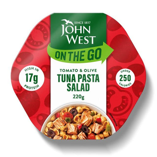 John West On The Go Tomato & Olive Tuna Pasta Salad 220g