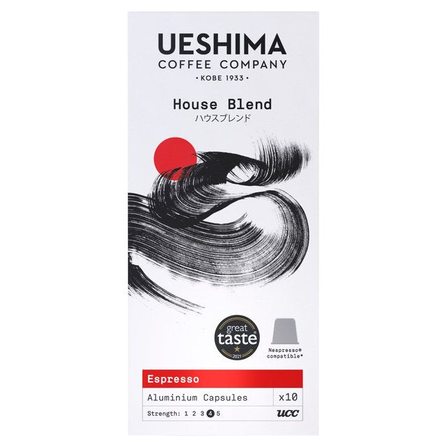 Ueshima House Blend Nespresso Compatible Capsules 10 per pack