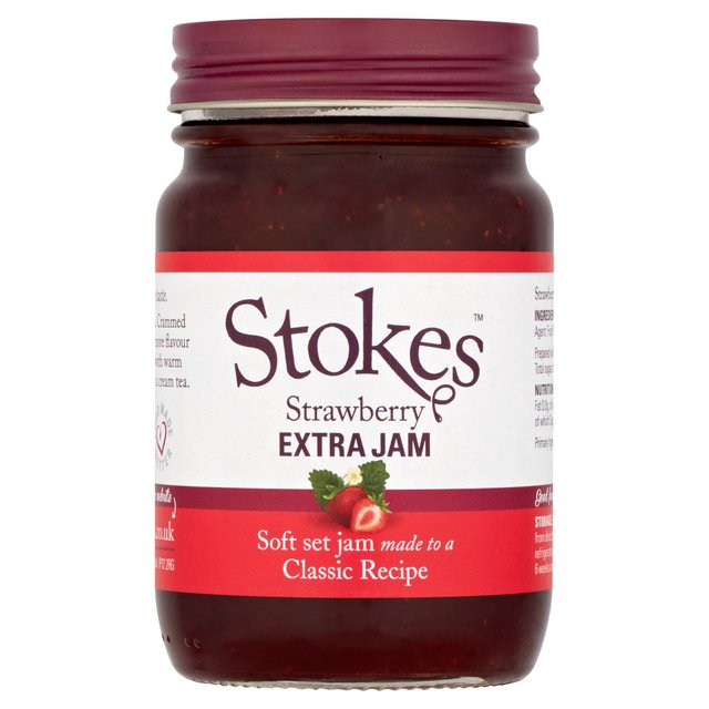 Stokes Strawberry Extra Jam 340g