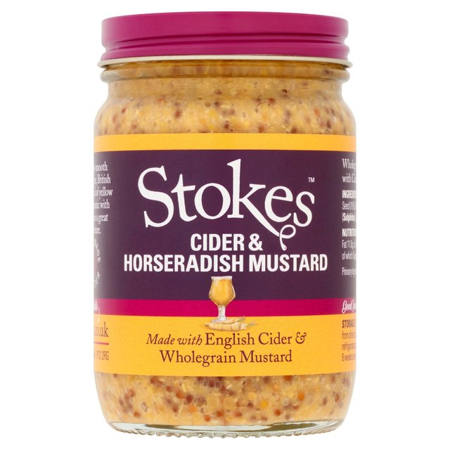 Stokes Cider & Horseradish Mustard 185g