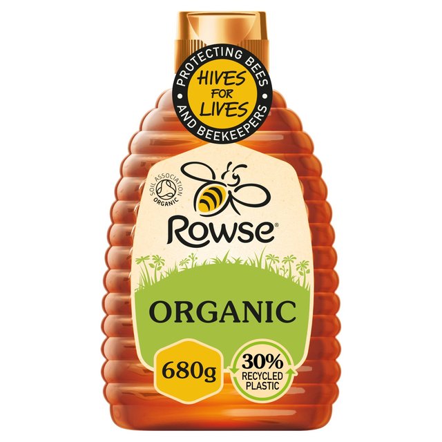 Rowse Organic Squeezy Honey 680g