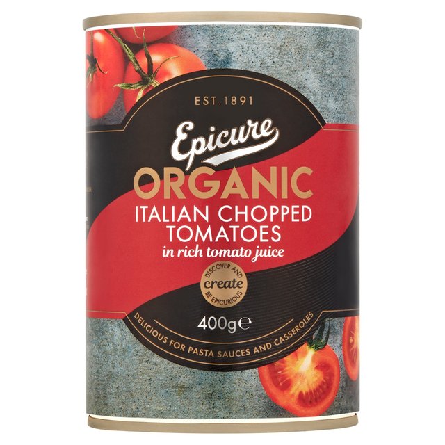 Epicure Organic Chopped  Tomatoes 400g