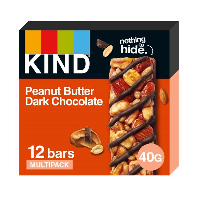 KIND Peanut Butter & Dark Chocolate Snack Bars Multipack 12 x 40g