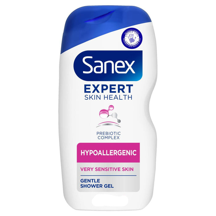Sanex Expert Skin Health Hypoallergenic Sensitive Body Wash Shower Gel 500ml