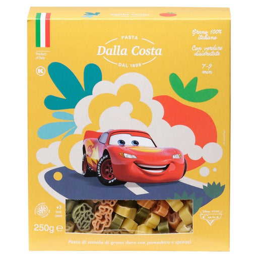 Dalla Costa Disney Cars Tricolour Pasta 250g