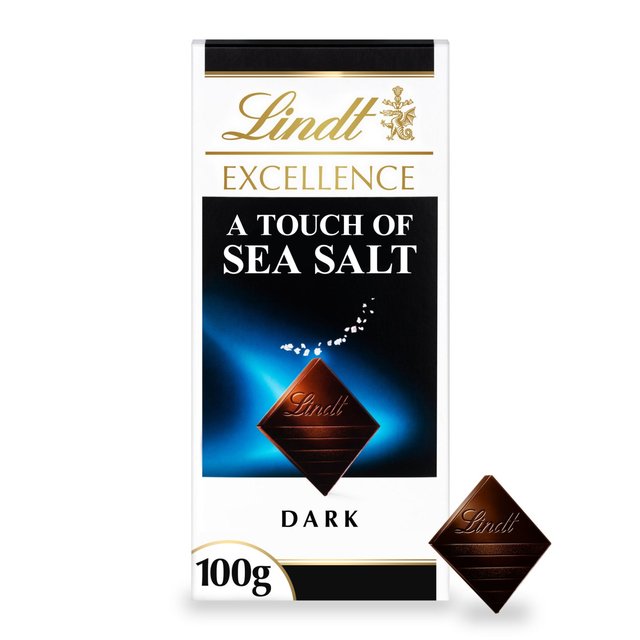 Lindt Excellence Dark Sea Salt Bar 100g