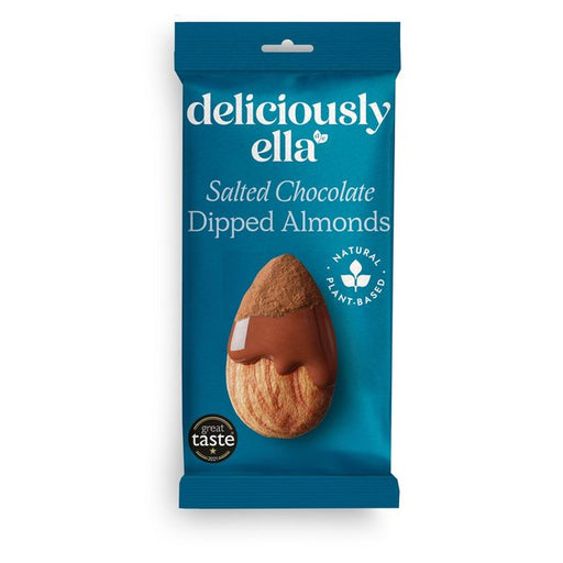 Deliciously Ella Salted Chocolate Dipped Almonds 81g