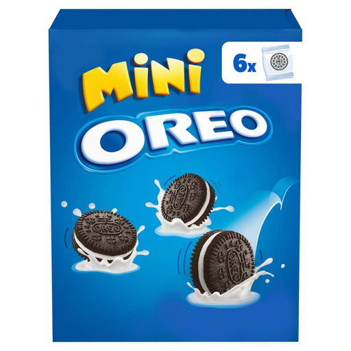 Oreo Mini Chocolate Sandwich Biscuit 6 Pack Multipack 6 x 19g