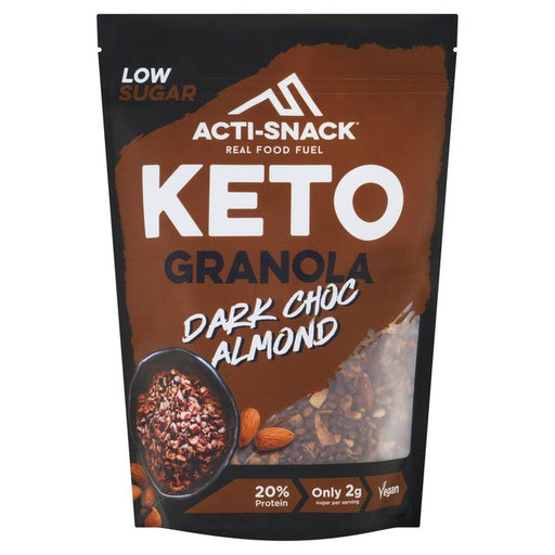 Acti-Snack Keto Dark Choc Almond Granola 300g