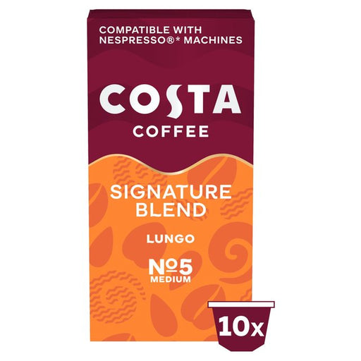 Costa Coffee Nespresso Compatible Signature Blend Lungo 10 per pack