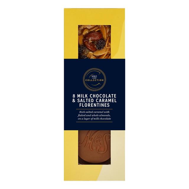 M&S Collection Milk Chocolate & Salted Caramel Florentines 170g