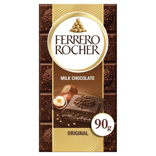 Ferrero Rocher Milk Chocolate Bar 90g