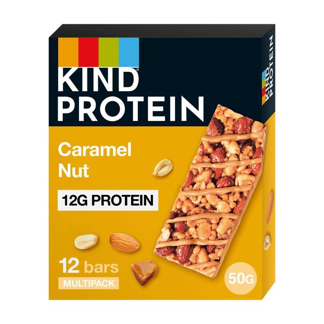 KIND Protein Caramel Nut Snack Bars Multipack 12 x 50g