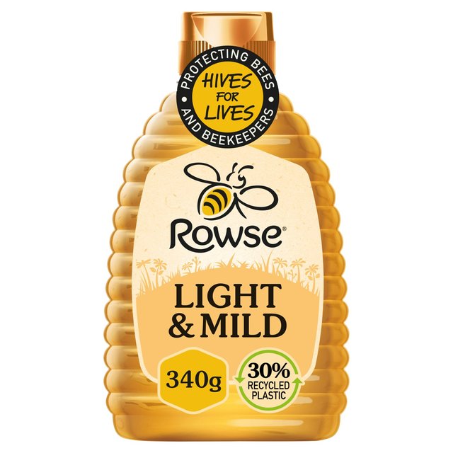 Rowse Light & Mild Squeezy Honey 340g