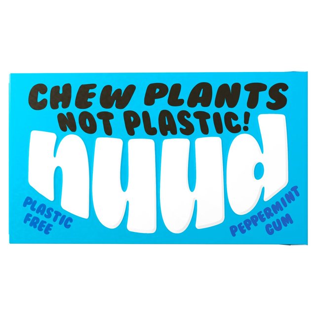 Nuud Plastic Free, Sugar Free Peppermint Chewing Gum 18g