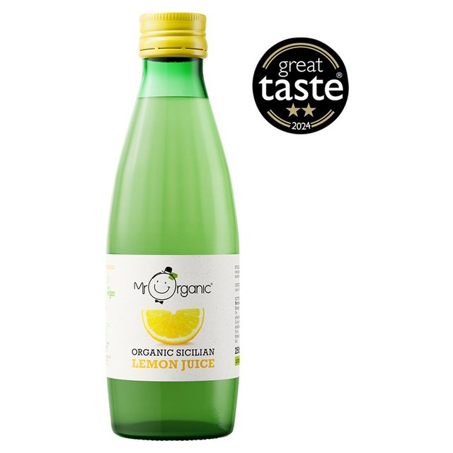 Mr Organic Sicilian Lemon Juice 250ml