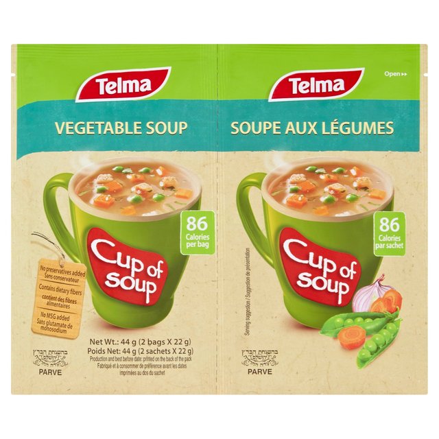 Telma Cup of Soup Vegetable with croutons 2 x 22g