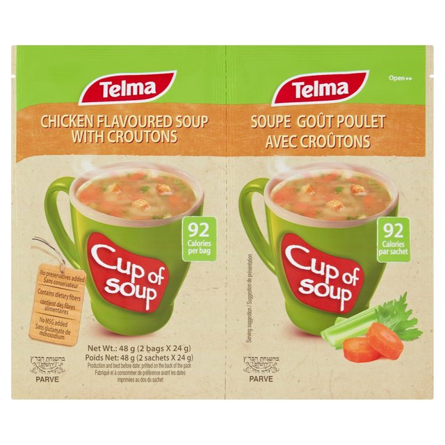 Telma Cup of Soup Chicken Flavour 2 x 24g