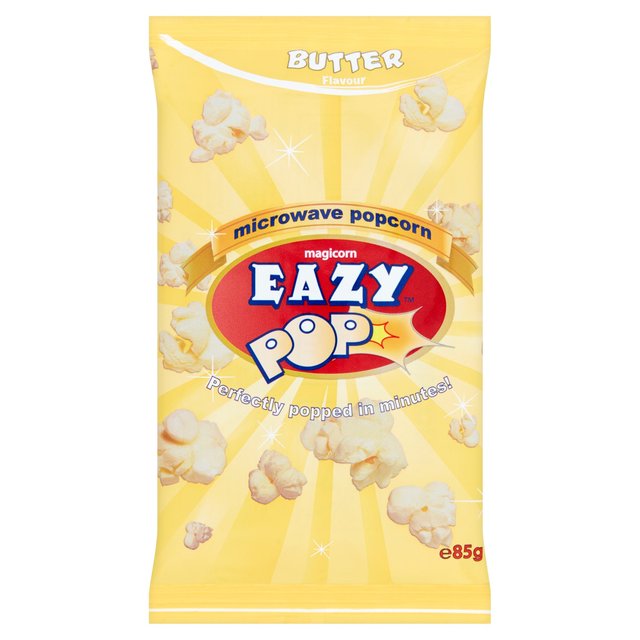 EAZYPOP Microwave Popcorn - Butter flavour 85g