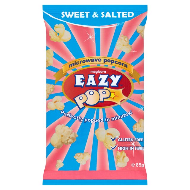 EAZYPOP Microwave Popcorn - Sweet & Salted flavour 85g