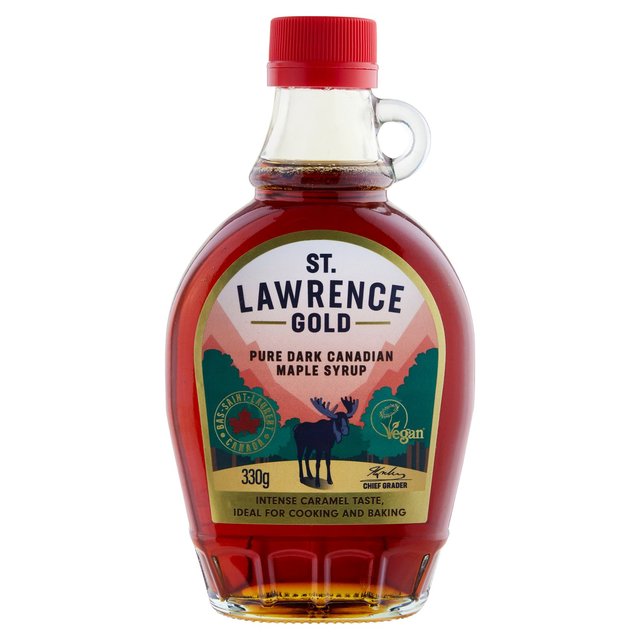 St Lawrence Gold Dark Robust Taste Maple Syrup 330g