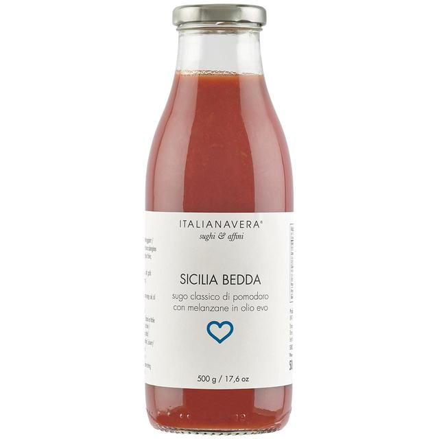 JGF Italianavera Sicilia Bedda Aubergine Pasta Sauce 500g