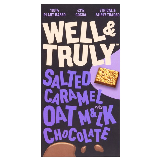 Well&Truly Oat Milk Chocolate Salted Caramel 90g