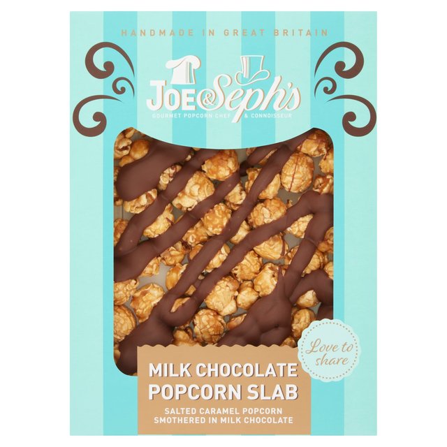 Joe & Seph's Milk Chocolate Popcorn Slab 115g