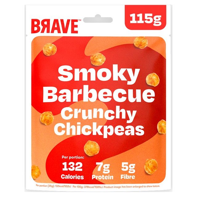 BRAVE Roasted Chickpeas BBQ Sharing 115g