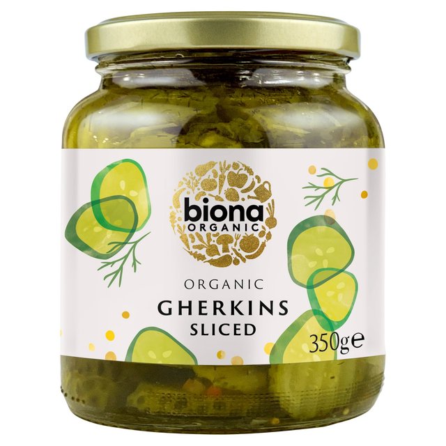 Biona Organic Gherkin Slices 350g