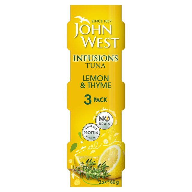 John West Infusions Tuna Lemon & Thyme 3 Pack 3 x 60g