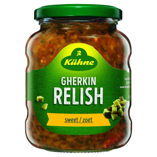 Kuhne Sweet Pickle Gherkin Relish 350g