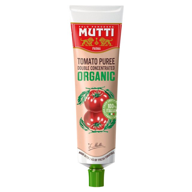 Mutti Organic Double Concentrate Tomato Puree 185g