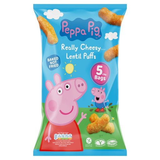 Seabrook Peppa Pig Cheesy Lentil Puffs 5 x 18g