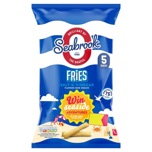 Seabrook Loaded Fries Seaside Salt & Vinegar 5 x 16g