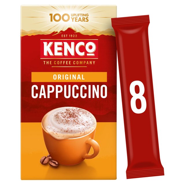 Kenco Cappuccino Instant Coffee Sachets 8 per pack